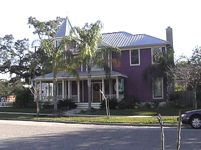 A restored or newly built home in the Tampa Heights Historic District.