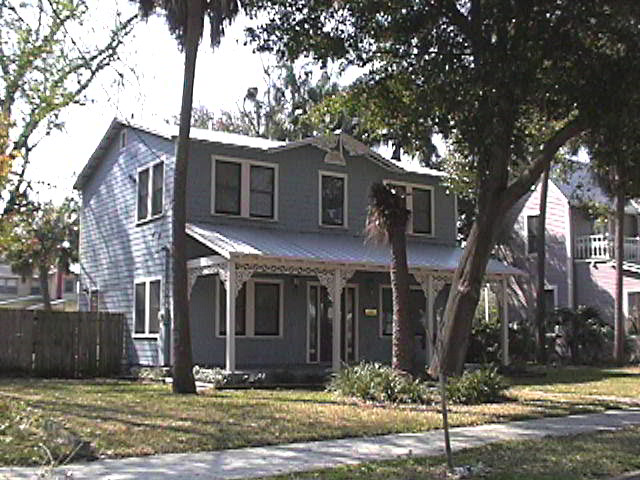 A restored or newly built home in the Tampa Heights Historic District.