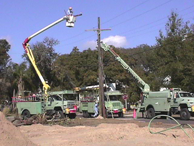 Land preparation on Tom, Helen, and Traci Rinoldo’s Tampa Heights lots.
