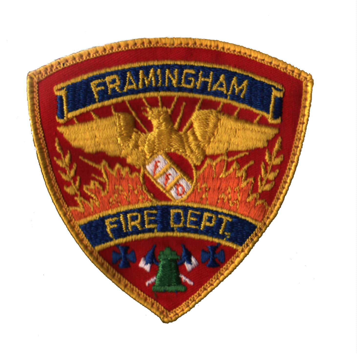 Framingham Fire Department patch from the original retirees website