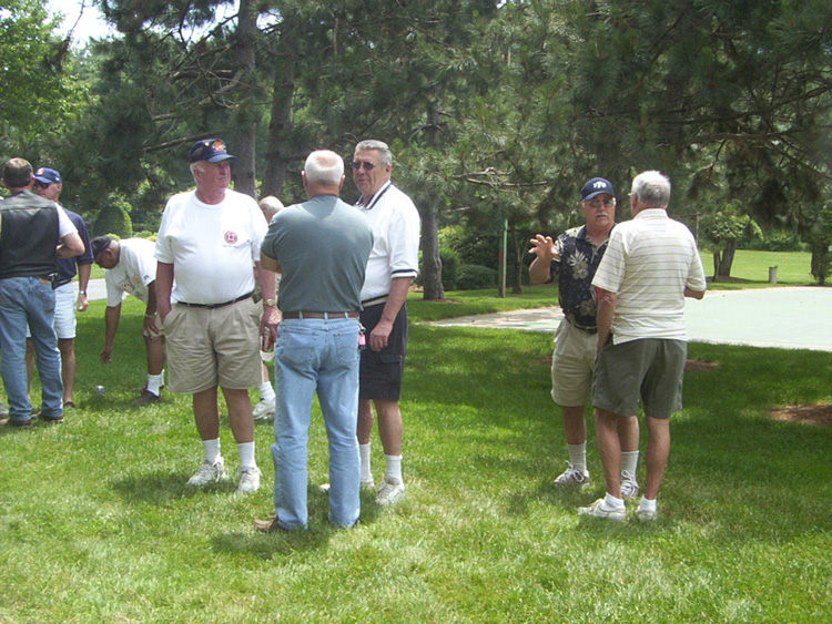 Framingham retired firefighters at the Old Timers Outing in 2003 — photograph 1