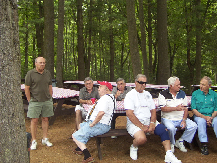 Framingham retired firefighters at the Old Timers Outing in 2003 — photograph 5