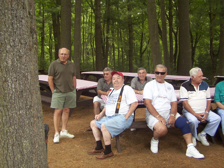 Framingham retired firefighters at the Old Timers Outing in 2003 — photograph 6