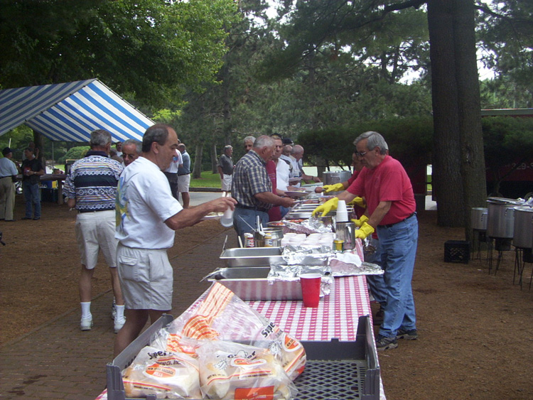 Framingham retired firefighters at the Old Timers Outing in 2003 — photograph 8