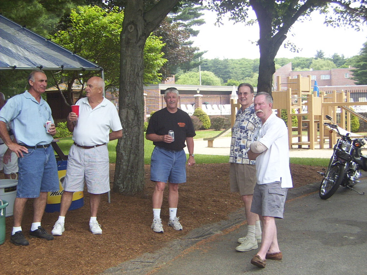 Framingham retired firefighters at the Old Timers Outing in 2003 — photograph 13