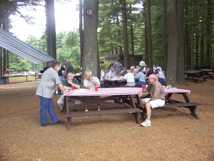 Framingham retired firefighters at the Old Timers Outing in 2003 — photograph 14
