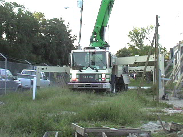 An original photograph of Tom and Helen’s ICF construction.