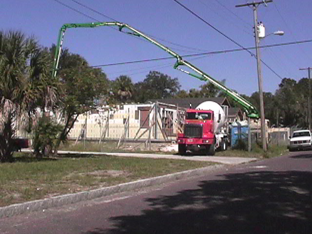 An original photograph of Tom and Helen’s ICF construction.