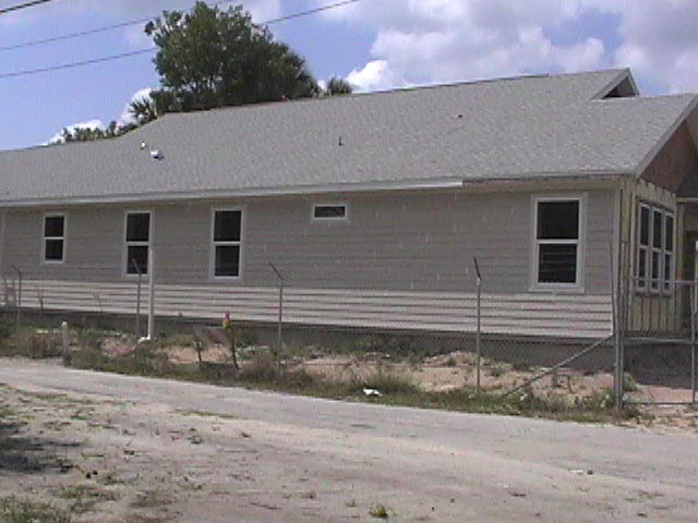 An original photograph of Tom and Helen’s ICF construction.