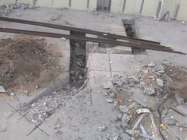 An original photograph of Tom and Helen’s ICF construction.