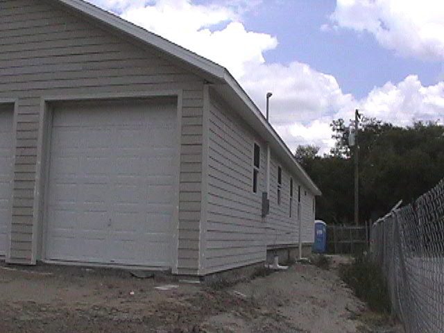 An original photograph of Tom and Helen’s ICF construction.