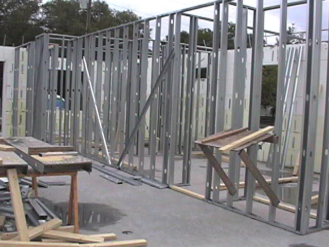 An original photograph of Tom and Helen’s ICF construction.